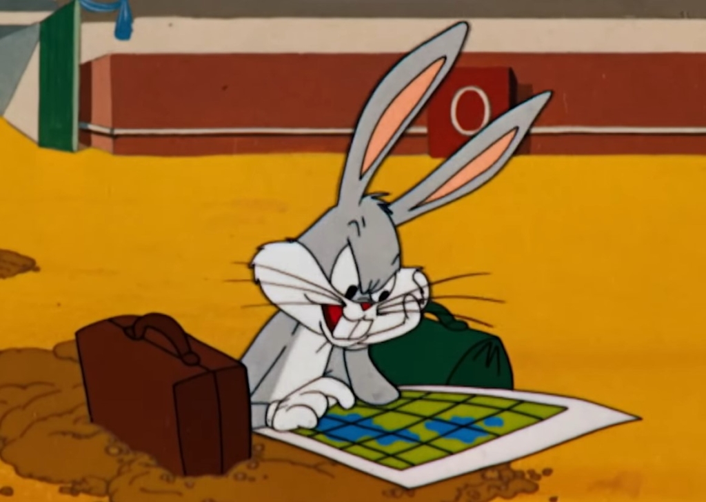 Bugs bunny Looney Tunes figuur