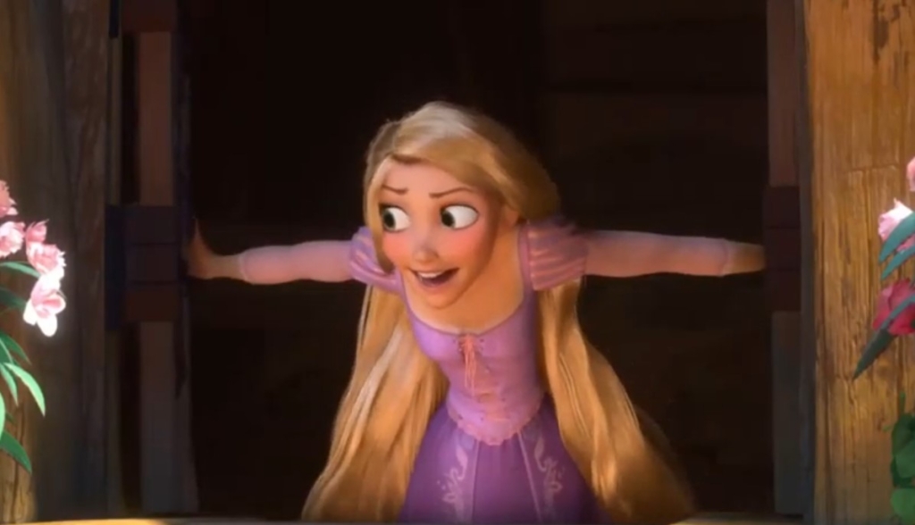 Rapunzel tekenfilm figuur