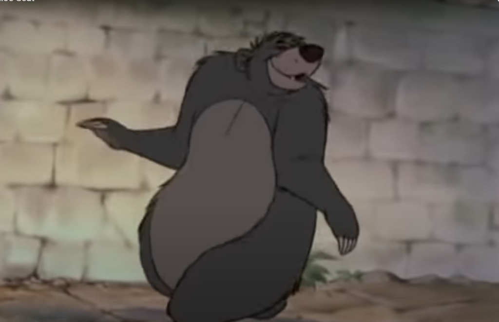 Baloo tekenfilm figuur